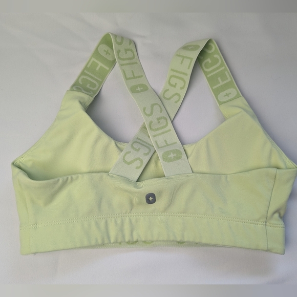 FIGS Underscrub Sports Bra Lime Green Size XS In GREAT Used Condition - Picture 4 of 10